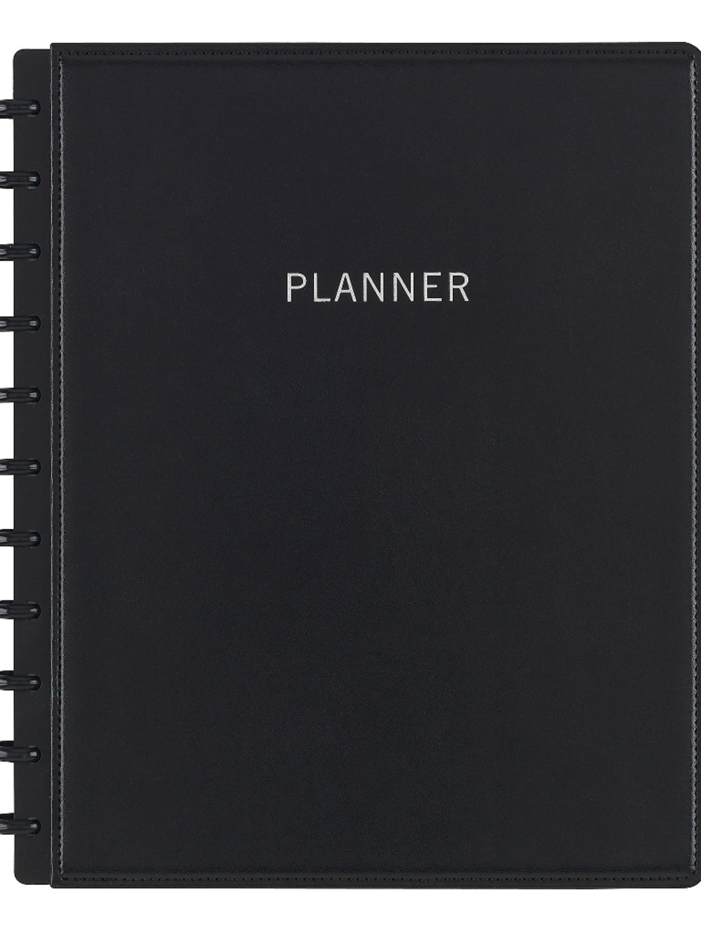 TUL® Discbound Monthly Planner Set, Undated, Junior Size, Leather Cover
